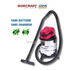 ASPIRATEUR SOLO S/FIL 20V WORCRAFT