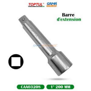 RALLONGE 1" 200 MM TOPTUL