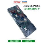 JEUX DE PINCE A CIRCLIPS 7" 04PCS TOPTUL
