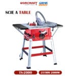 SCIE A TABLE 255MM 2000W WORCRAFT
