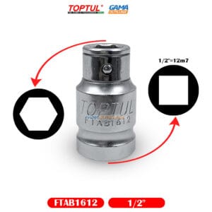 DOUILLE PORTE EMBOUT 1/2" TOPTUL