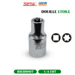 DOUILLE ETOILE 1/4 E07 COURT TOPTUL