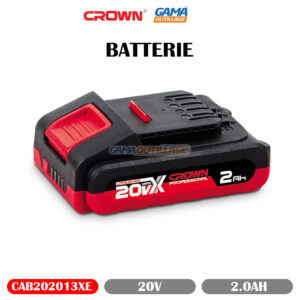 BATTERIE 20V 2.0AH CROWN