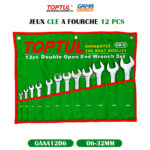 JEUX CLE A FOURCHE 12 PCS 6-32 TOPTUL