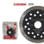 DISQUE DIAMANT Ø 115 NOIR A EAU CROWN