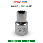 DOUILLE 1/2 12 PANS COURTE TOPTUL .