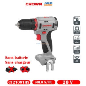 VISSEUSE SOLO S/FIL 20V CROWN