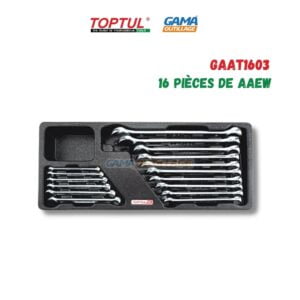 JEUX A CLE MIXTE 16 PCS 6-24 TOPTUL