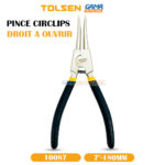 PINCE CIRCLIPS 7" DROIT A OUVRIR TOLSEN
