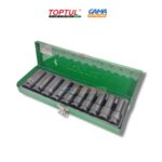 CAISSE DOUILLE A CHOC 6P L 10 PCS TOPTUL