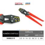 PINCE A SERTIR 5.5-38MM TOPTUL
