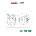 DOUILLE A ECROU DE JAMBE DE FORCE 0202 TOPTUL