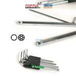 JEUX CLE ALENE 9 PCS SPHERIQUE TOPTUL