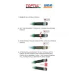 CLE DYNAMOMETRIQUE 3/4P 100-500NM TOPTUL