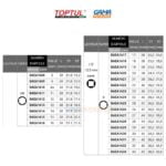 DOUILLE 1/2 6 PANS COURT TOPTUL