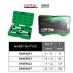 CAISSE CASSE ECROUX 04PCS TOPTUL
