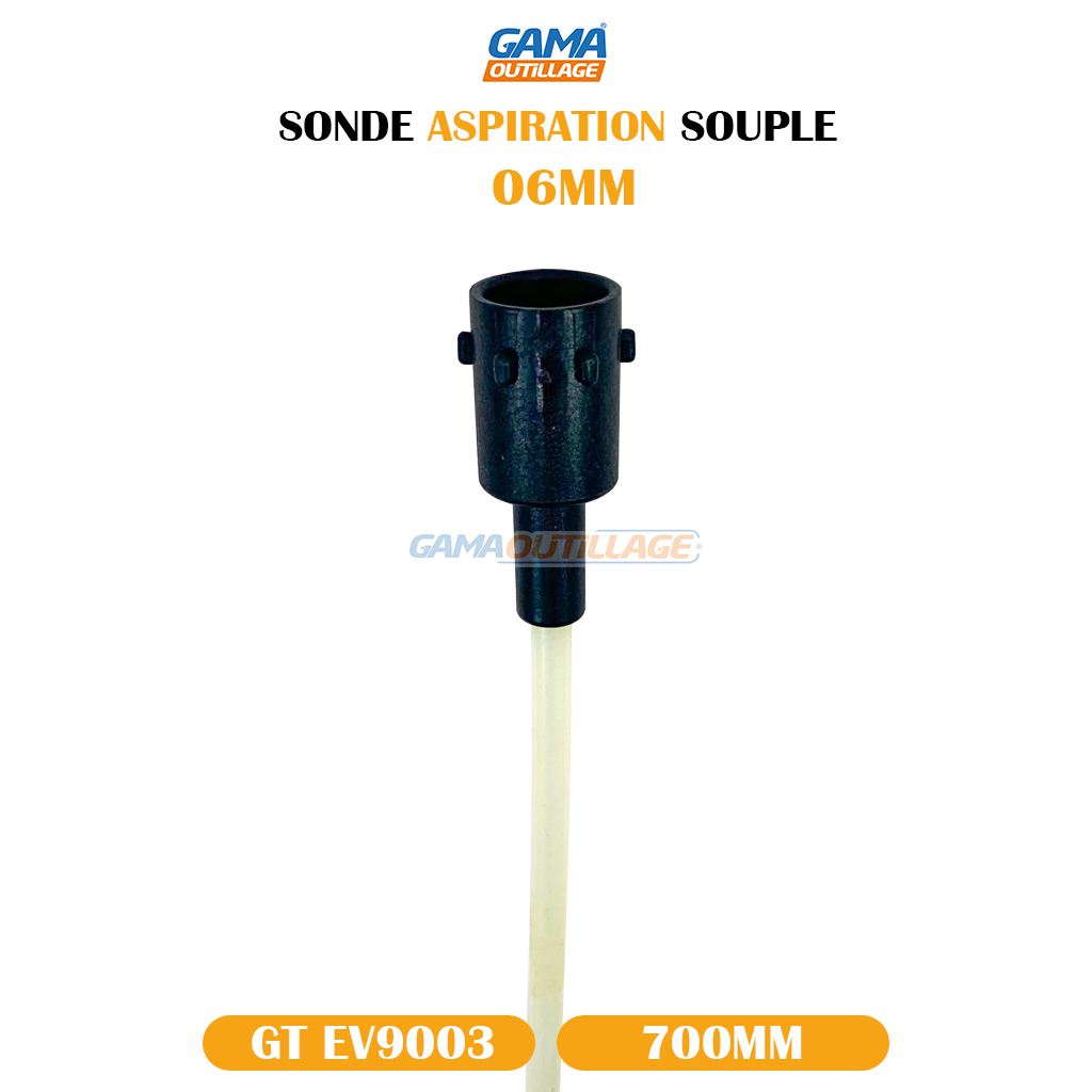 GT-EV9003-GAMAOUTILLAGE-CNC SONDE ASPIRATION SOUPLE 06MM 700MM