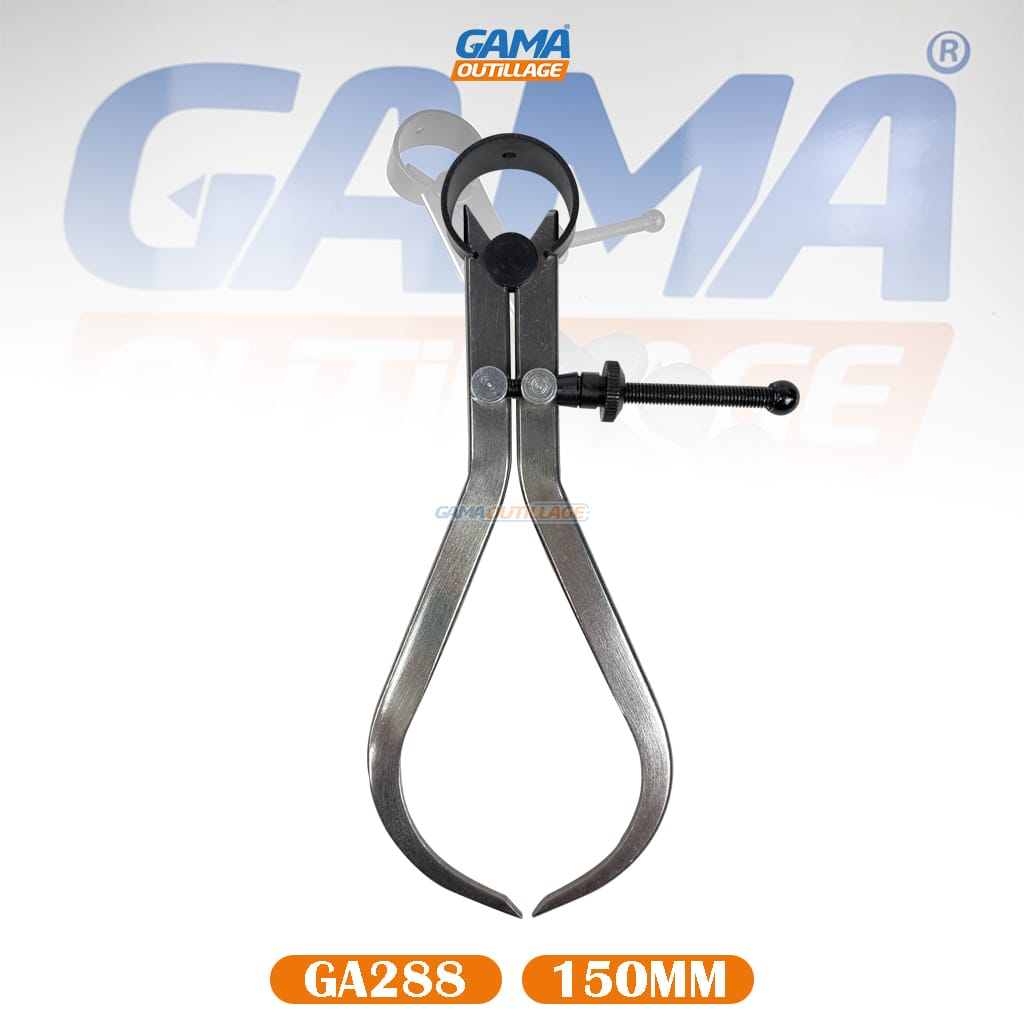 GA288-GAMAOUTILLAGE-CNC COMPAS DE MESURE EPAISSEUR 150MM RT