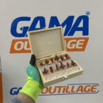COFFRET FRAISE DEFONCEUSE 6.35MM 12PCS BEETRO
