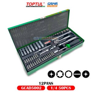 CAISSE A DOUILLE 1/4 50PCS 12PANS TOPTUL