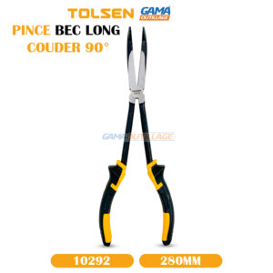 PINCE BEC LONG COUDER 90° 280MM TOLSEN