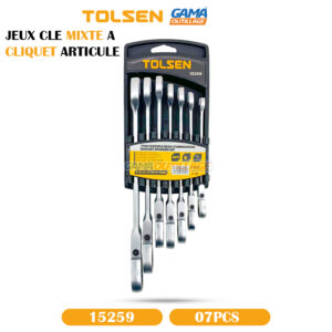 JEUX CLE MIXTE A CLIQUET ARTICULE 07PCS TOLSEN