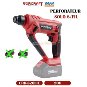 PERFORATEUR SOLO S/FIL 20V WORCRAFT