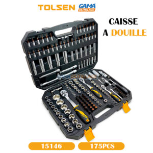 CAISSE A DOUILLE 175PCS TOLSEN