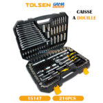 CAISSE A DOUILLE 216PCS TOLSEN