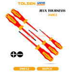 JEUX TOURNEVIS ISOLE 05PCS TOLSEN