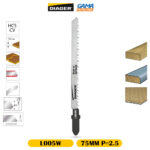 LAME SCIE SAUTEUSE BOIS/PARQUET 75MM P=2.5 DIAGER