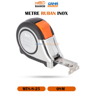 METRE RUBAN 8M INOX BAHCO