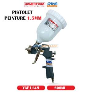 PISTOLET PEINTURE 600ML 1.5MM HONESTPRO