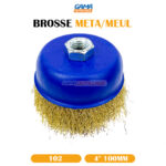 BROSSE META/MEUL 4" JAUNE