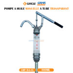 POMPE A HUILE MANUELLE A TUBE TRANSPARANT GROZ