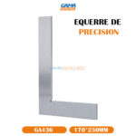 EQUERRE DE PRECISION 170*250MM PLAT
