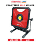 PROJECTEUR SOLO S/FIL 20V HONESTPRO