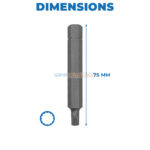 Embout 3/8 12 pans M06 TOPTUL FSFB1206