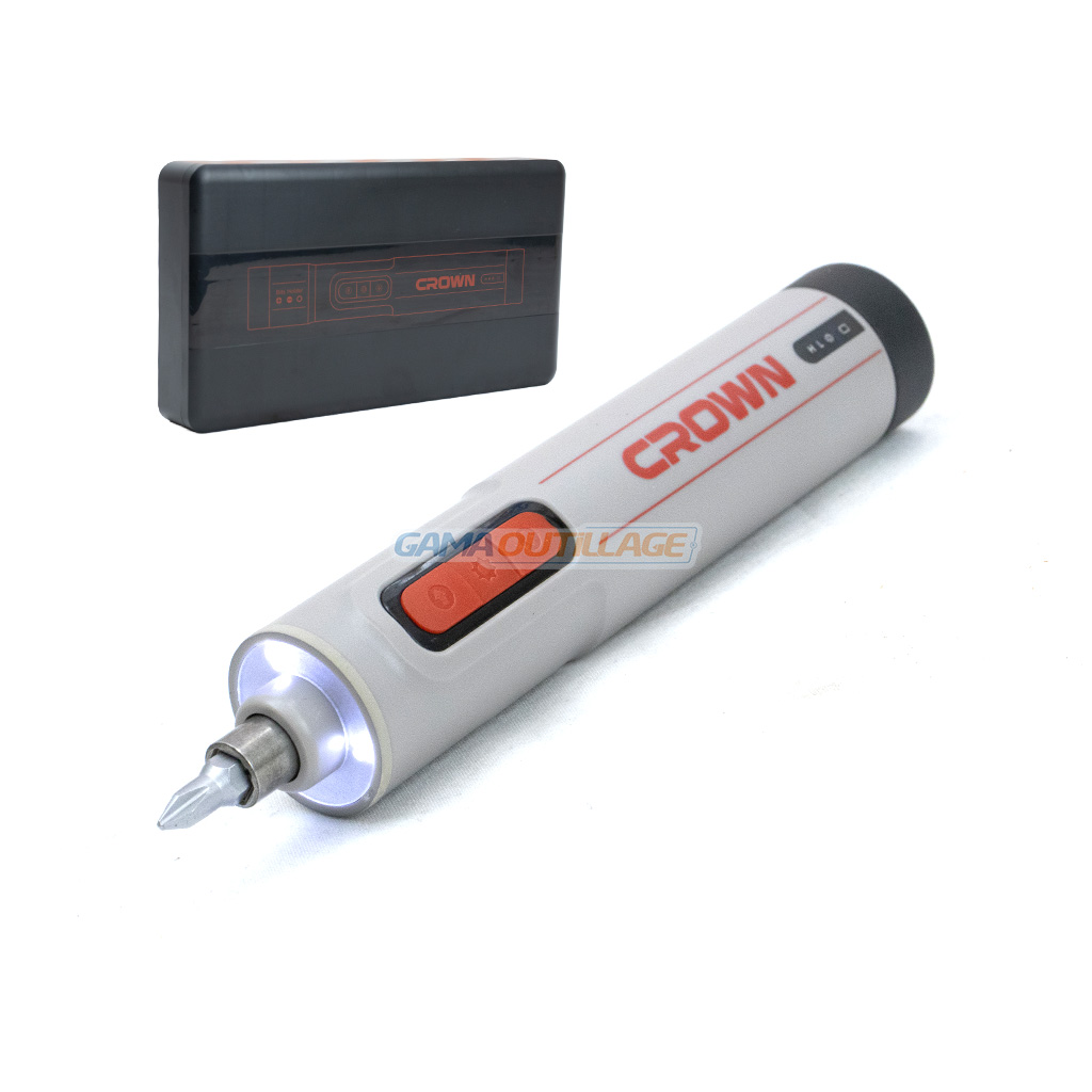 1 PRINCIPALE GAMA OUTILLAGE Tournevis Électrique de Précision CROWN CT22071